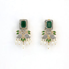 Meher Emerald Grace Earrings