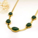 Gold-Plated Oval Statement Chain