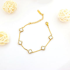 clover charm bracelet