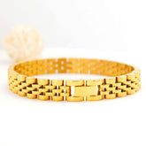 Gold Cuban Link Bracelet