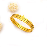 Triple Band Gold Bracelet
