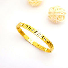 Timeless Roman Numeral Bangle