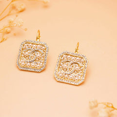 Vintage Pearl Luxe Drop Earrings