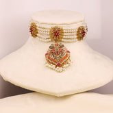 Elara Pearl Choker Set