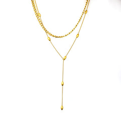 Sahara Drop Layered Chain Set