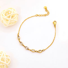Crystal Loop Bracelet