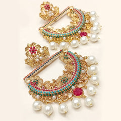 Aarohi Heritage Chandbali Earrings