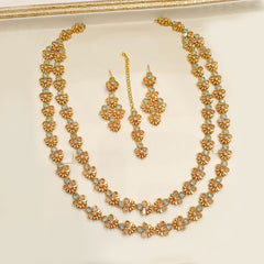 Noor-e-Zeenat Floral Heritage Mala Set