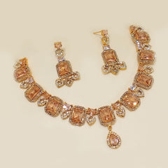 Luxury AD Stone Necklace Set