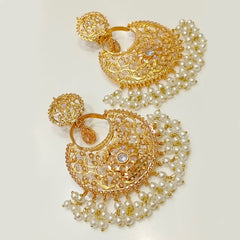 Riwaayat Pearl Jaal Earrings