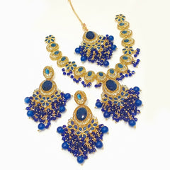 Luxury Pink AD Stone Necklace