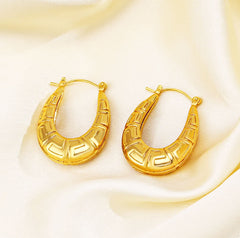 Heritage Crescent Hoop Earrings