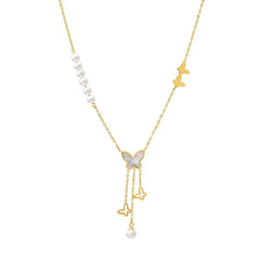 Butterfly Pearl Pendant
