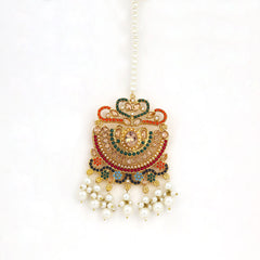 Nooré Rang Stone & Pearl Heritage Earrings