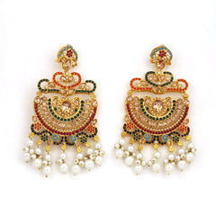 Nooré Rang Stone & Pearl Heritage Earrings