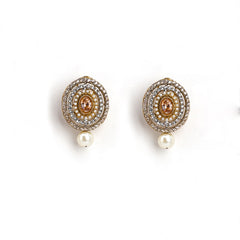 Mahveen Pearl Drop Studs