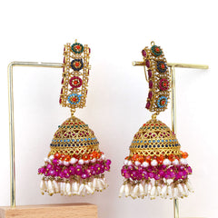 Gulnaar Heritage Jhumka Earrings