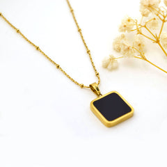 Luna Frost Pendant Necklace