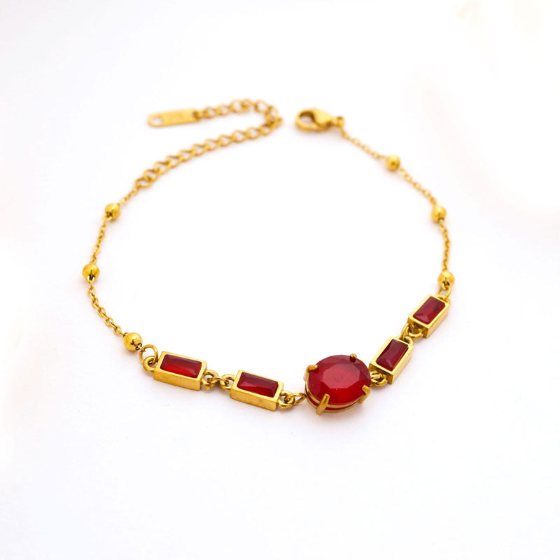 Gemstone Accent Bracelets