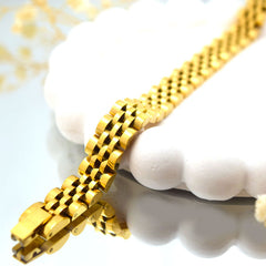 Gold Cuban Link Bracelet