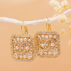 Vintage Pearl Luxe Drop Earrings