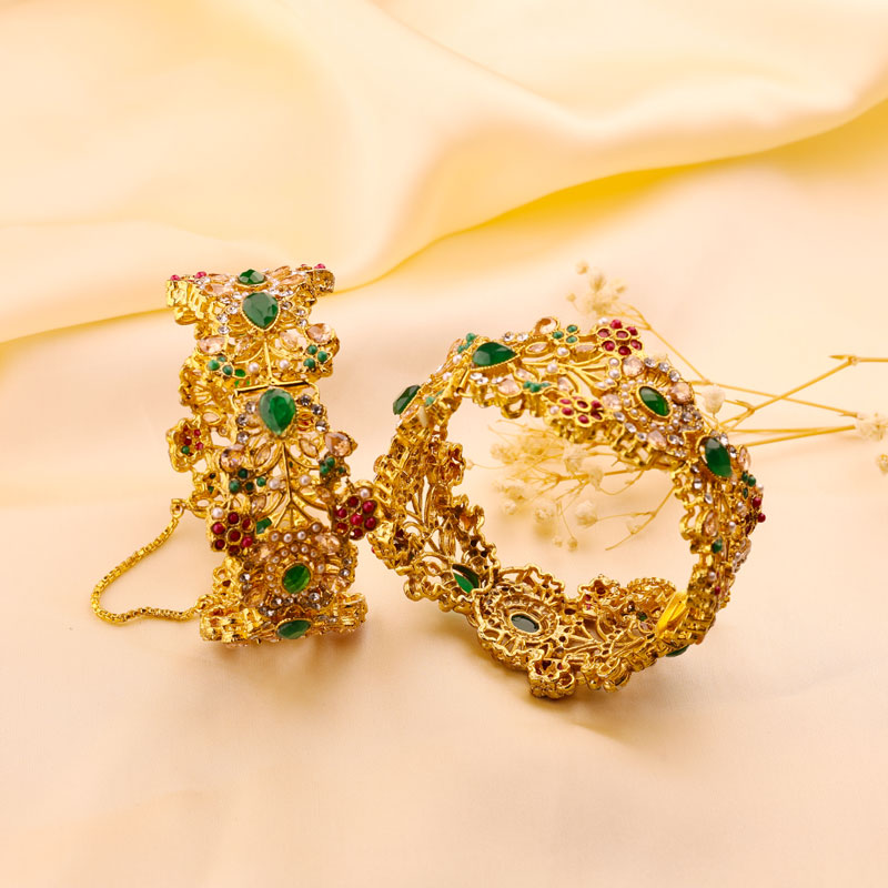 Heritage Grace Gold Bangles