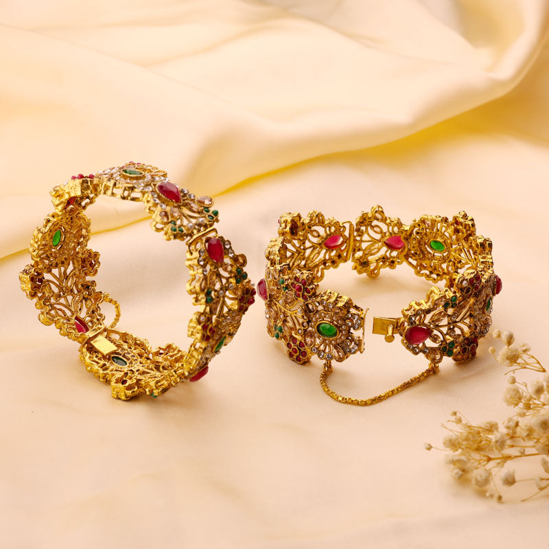 Heritage Grace Gold Bangles