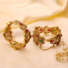 Heritage Grace Gold Bangles