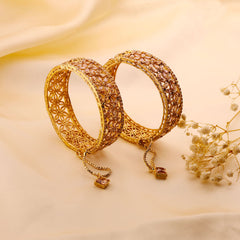 Blush Mirage Crystal Bangles