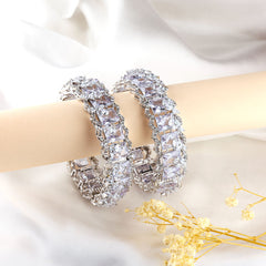 Noir Grace Crystal Bangles