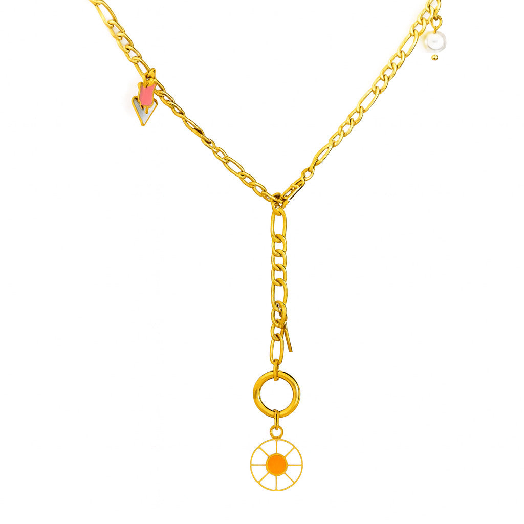 Boho Charm Gold Chain Pendant
