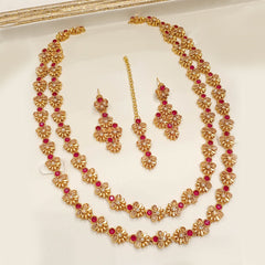 Noor-e-Zeenat Floral Heritage Mala Set