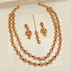 Noor-e-Zeenat Floral Heritage Mala Set