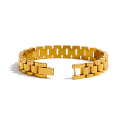 Gold Cuban Link Bracelet