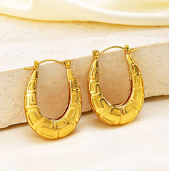 Heritage Crescent Hoop Earrings